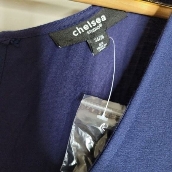 Chelsea Studio Cascade Jumpsuit Size 4X – Plus Size Elegant Jumpsuit - Picture 5 of 11